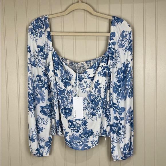 NWT Reformation Women’s Reign Top Olympia Floral Size 10 - Picture 2 of 12